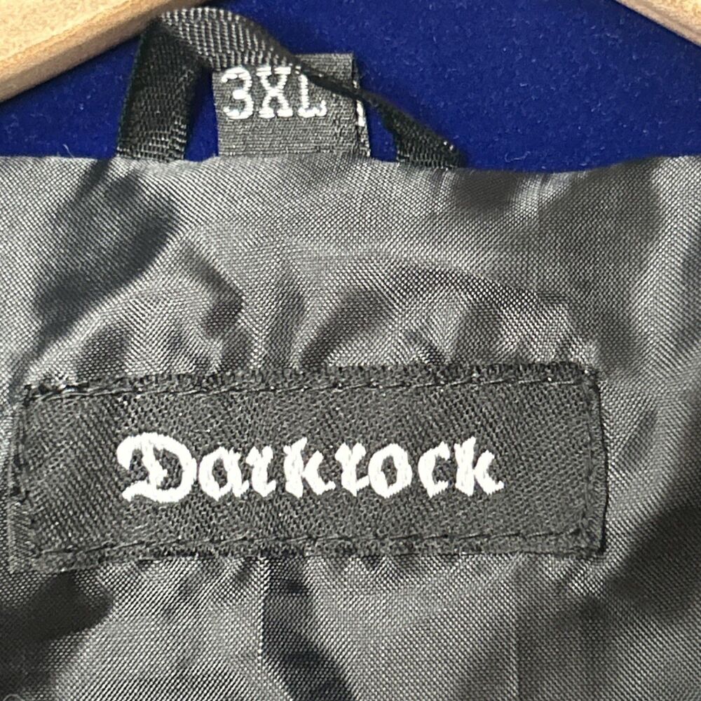 Steampunk Gothic Jacket 3XL Vintage Tailcoat Frock Coat Uniform Costume Blue - Picture 2 of 4